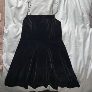 medium urban outfitters velvet black dress